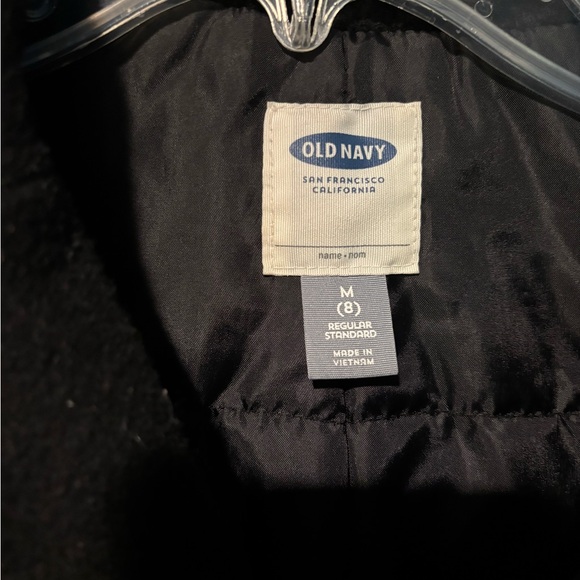 Old Navy kids Black Pea Coat Classic Design - Picture 3 of 3